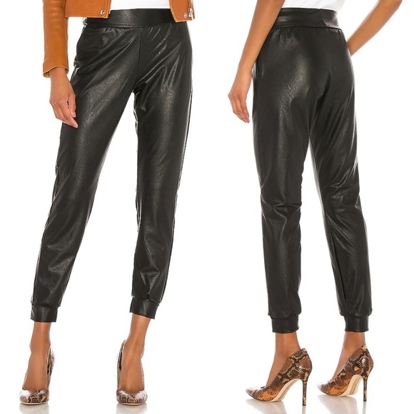 Commando Faux Leather Jogger Pants - Picture 15 of 15